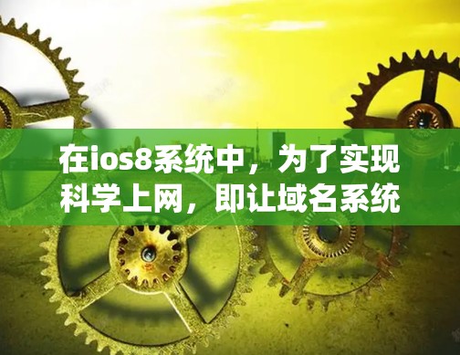 在ios8系统中，为了实现科学上网，即让域名系统自动选择合适的服务器，可以按照以下步骤操作