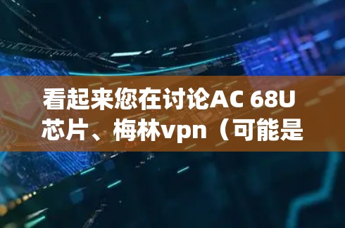 看起来您在讨论AC 68U 芯片、梅林vpn（可能是一种软件或工具）以及科学上网的使用。以下是一个关于这些内容的总结和建议