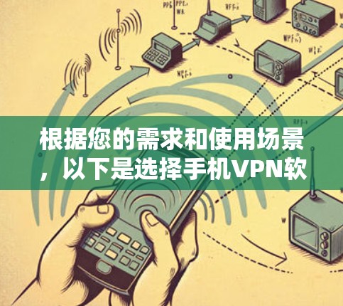 根据您的需求和使用场景,以下是选择手机VPN软件的建议 根据您的需求和使用场景,以下是选择手机VPN软件的建议