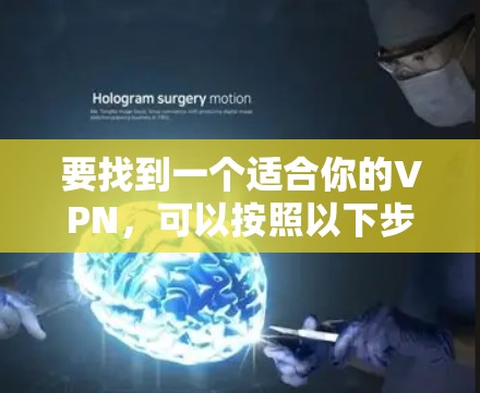 要找到一个适合你的VPN,可以按照以下步骤操作 要找到一个适合你的VPN,可以按照以下步骤操作