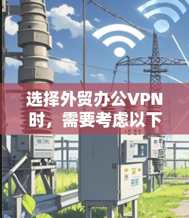 选择外贸办公VPN时，需要考虑以下几个方面，安全性、功能、易用性以及适用场景。以下是一些关键点和建议