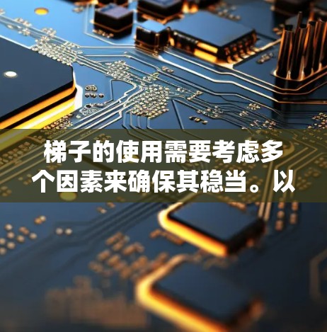 梯子的使用需要考虑多个因素来确保其稳当。以下是逐步的建议