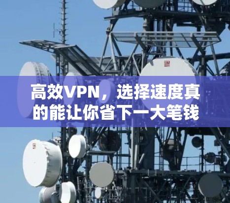 高效VPN，选择速度真的能让你省下一大笔钱