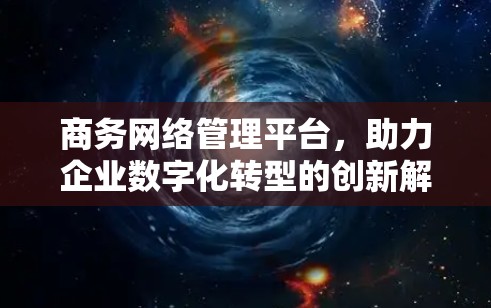 商务网络管理平台，助力企业数字化转型的创新解决方案