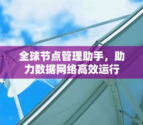 全球节点管理助手,助力数据网络高效运行 全球节点管理助手,助力数据网络高效运行