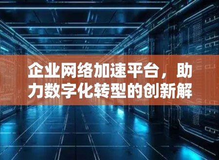 企业网络加速平台，助力数字化转型的创新解决方案