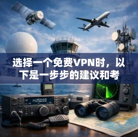 选择一个免费VPN时，以下是一步步的建议和考虑