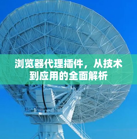 浏览器代理插件，从技术到应用的全面解析